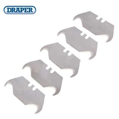 DRAPER 63757 Kancalı Yedek Bıçak Seti, 5 Parça 2