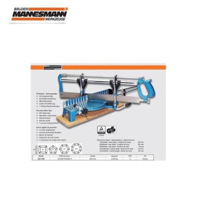 Mannesmann 352-550 Hassas Manuel Gönye Testere (550mm) 5