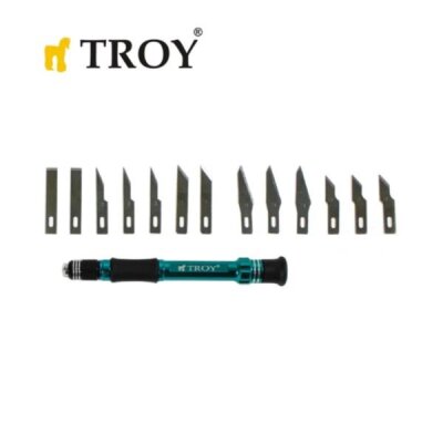 TROY 21604 Hobi Maket Bıçağı Seti, 14 Parça 2
