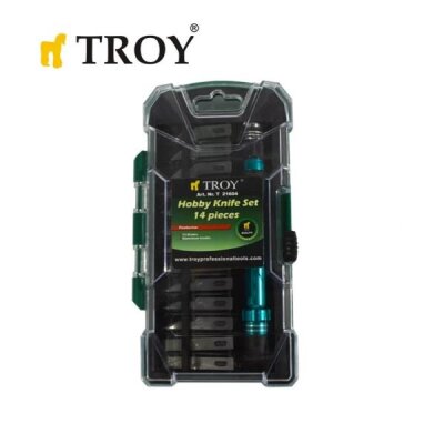 TROY 21604 Hobi Maket Bıçağı Seti, 14 Parça 4