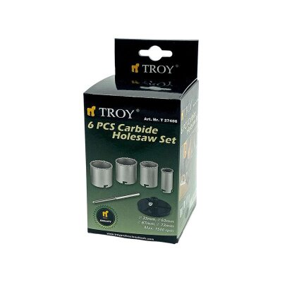 TROY 27406 Tungsten Karpit Delici Set, 6 Parça 5