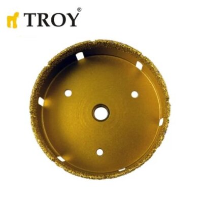 TROY 27450-105 Avuç Taşlamalar için Seramik Kuru Elmas Delici, 105mm 2