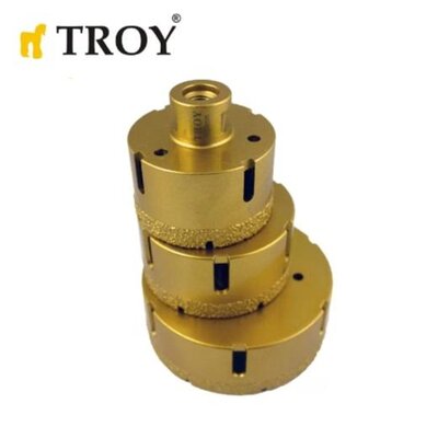 TROY 27450-35 Avuç Taşlamalar için Seramik Kuru Elmas Delici, 35mm 2