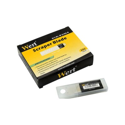 WERT 2165-R Cam Kazıyıcı Yedek Bıçak 3