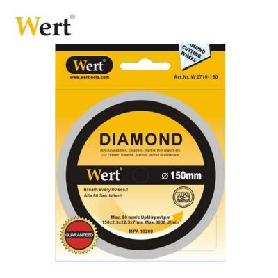 WERT 2710-150 Seramik-Fayans Elmas Testere (150mm) 3