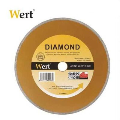 WERT 2710-230 Seramik-Fayans Elmas Testere (230mm) 3