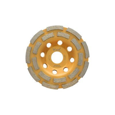 WERT 2740-115 Elmas Taşlama Diski, Çift Sıra, 115mm