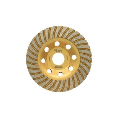 WERT 2741-115 Elmas Taşlama Diski, Turbo, 115mm