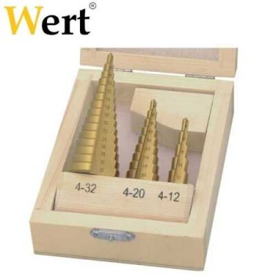 WERT 3500 Kademeli Sac Delme Seti (3 Parça) 2