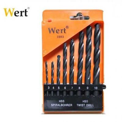 WERT 3503 HSS Matkap Ucu Seti (8 Parça) 2